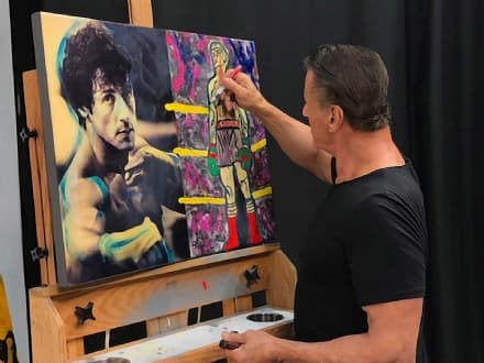 ARTE - Stallone, KO all'ottava pennellata