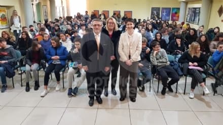 CASTELLAMONTE - L'astrofisica Giovanna Tinetti incontra i ragazzi delle scuole - FOTO