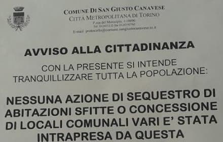 SAN GIUSTO - Profughi ospiti in paese: volantini del Comune