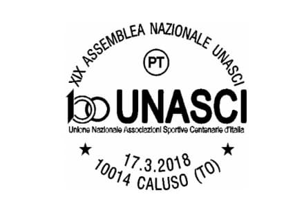 CALUSO - Uno speciale annullo filatelico per il centenario dell'Unasci