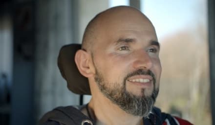 BARONE CANAVESE - La storia di Matteo, 43enne affetto da sclerosi multipla, diventa un film -  FOTO