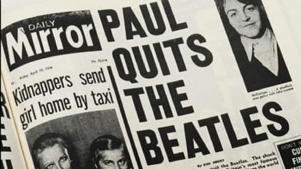 MUSICA - 50 anni fa l'addio dei Beatles