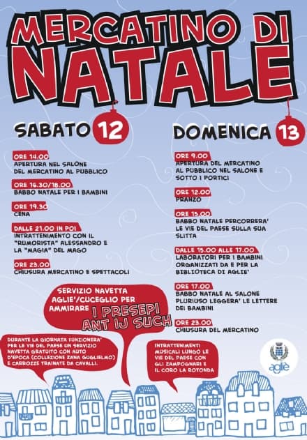 AGLIE' - Tutta la magia dei mercatini di Natale all'ombra del castello di Elisa - VIDEO