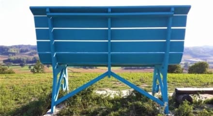 CALUSO - Arriva la panchina gigante a Caluso: il 20 giugno l'inaugurazione