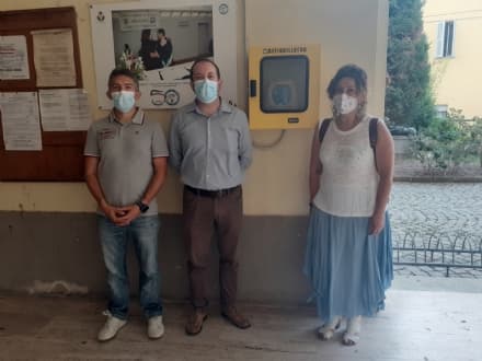 CASELLE - Città cardioprotetta: installato il primo defibrillatore in esterno