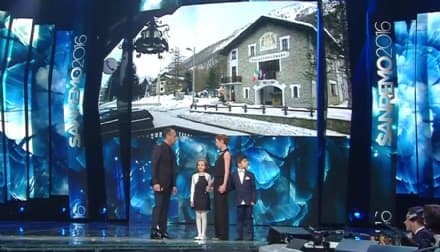 SANREMO - La piccola scuola di Ceresole Reale appassiona il pubblico del Festival - FOTO