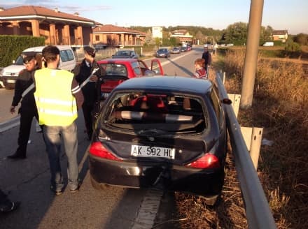 SAN GIORGIO - Maxi tamponamento con sei auto coinvolte - FOTO