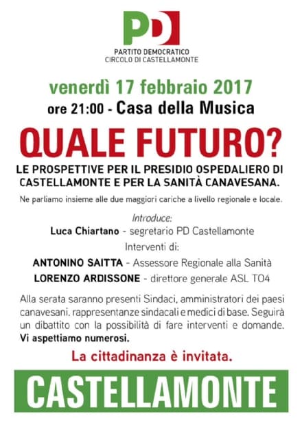 CASTELLAMONTE - C'è ancora un futuro per il vecchio ospedale?