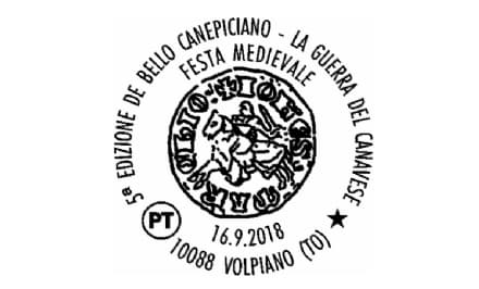 VOLPIANO - Un annullo filatelico per il De Bello Canepiciano