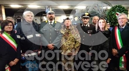 CHIVASSO - Onore al Milite Ignoto e al Treno della Memoria che ripercorre il suo viaggio - FOTO e VIDEO