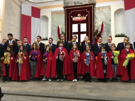 IVREA - Presentati gli Abbà al Generale e allo Stato Maggiore