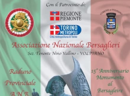 VOLPIANO - Due giorni con il raduno provinciale dei bersaglieri