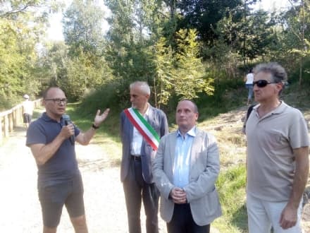 VIDRACCO - Inaugurato il percorso per non vedenti da San Rocco a Torre Cives - FOTO