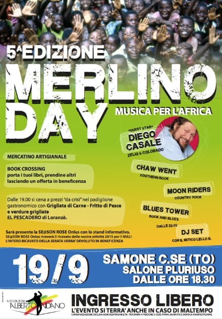 SAMONE - Torna il «Merlino Day»: fare del bene per l'Africa