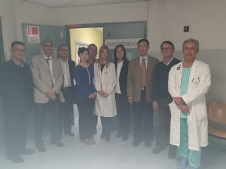 IVREA - Medici dalla Cina per visitare la medicina nucleare dell'ospedale