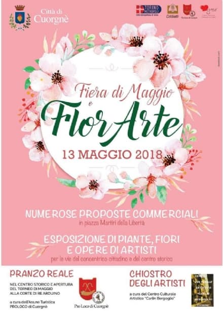 CUORGNE' - Esplode la primavera in Canavese, domenica Cuorgnè si colora con «Florarte»