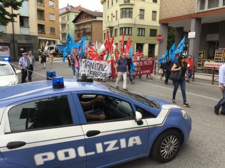 IVREA - Sciopero e corteo dei dipendenti Manital ancora senza stipendio - FOTO E VIDEO