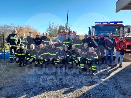 CUORGNE' - Per Santa Barbara inaugurato il nuovo mezzo dei vigili del fuoco - FOTO e VIDEO