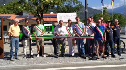 PRASCORSANO - Inaugurate le colonnine per la ricarica delle e-bike in Val Gallenca - FOTO
