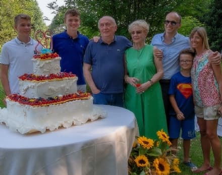 RIVAROLO - Festa a sorpresa per il compleanno di Eraldo Bausano