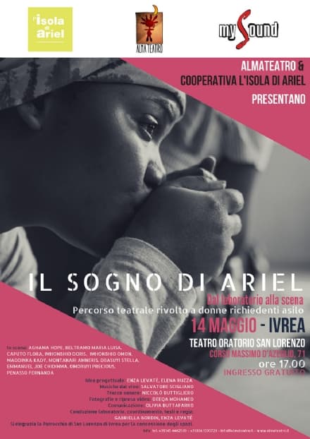 IVREA - Le giovani richiedenti asilo diventano attrici di teatro