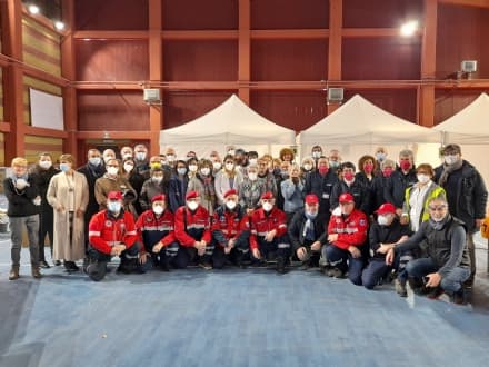 CHIVASSO - Hub vaccinale del PalaLancia: superate le 110mila dosi - FOTO