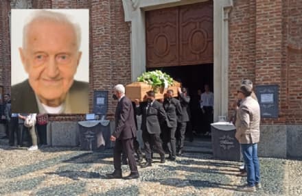 RIVAROLO CANAVESE - L'ultimo commosso saluto a Sergio Bertot