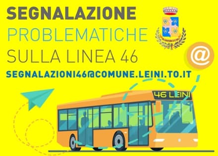LEINI - Dal Comune un indirizzo mail per le segnalazioni dei disservizi sulla linea 46 di Gtt