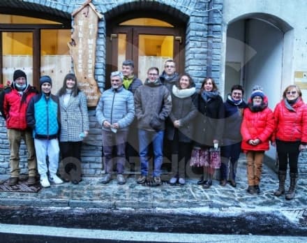 NOASCA - Inaugurata la biblioteca della montagna con una bella dedica per Maria Grazia Pisani - FOTO