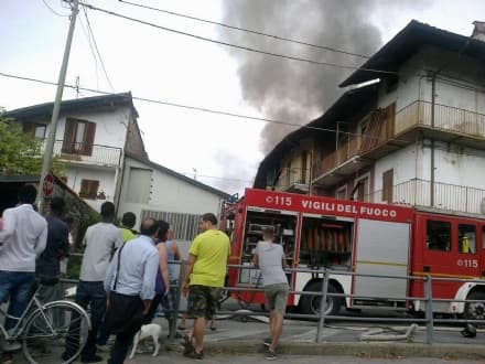 RIVAROLO CANAVESE - ESPLOSIONE IN UN ALLOGGIO: DUE MORTI - FOTO e VIDEO