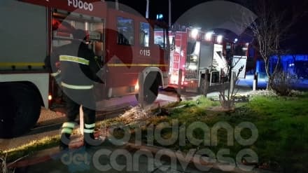 TRAGEDIA A CUORGNE' - Pensionato 71enne morto nell'incendio della propria abitazione: inutili tutti i soccorsi - FOTO e VIDEO
