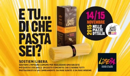 CUORGNE' - La pasta di Libera, sabato e domenica, in piazza Morgando