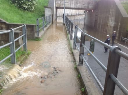 ALLERTA MALTEMPO - Allagamenti a Sparone, paura a Favria. Sottopassaggio di Feletto chiuso al traffico - VIDEO