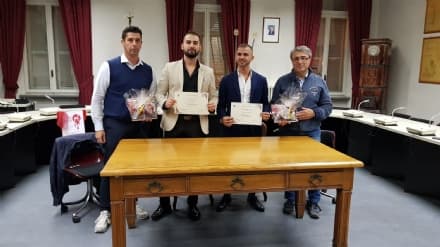KARATE - Pasquale Rizzo e Lorenzo Terzano premiati dal Comune di Castellamonte