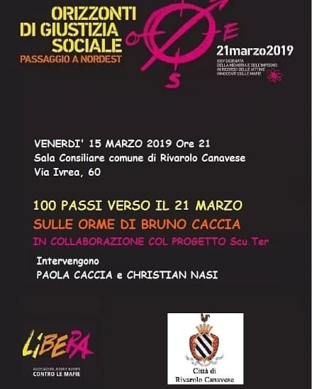 RIVAROLO - Con la serata dedicata a Bruno Caccia debutta «Il Cannocchiale»