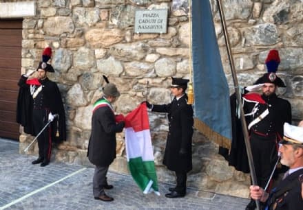 CAREMA - La piazza del paese intitolata ai caduti di Nassiriya - FOTO