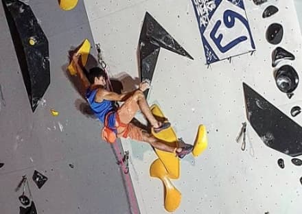 CUORGNE' - Arrampicata sportiva, Luca Malosti si laurea campione italiano giovanile - FOTO
