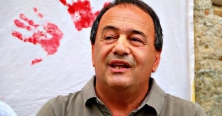 IVREA - Presidio di solidarietà per Mimmo Lucano in piazza Balla