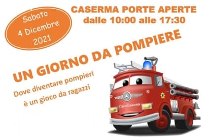 CASTELLAMONTE - Bimbi «pompieri per un giorno» grazie ai vigili del fuoco