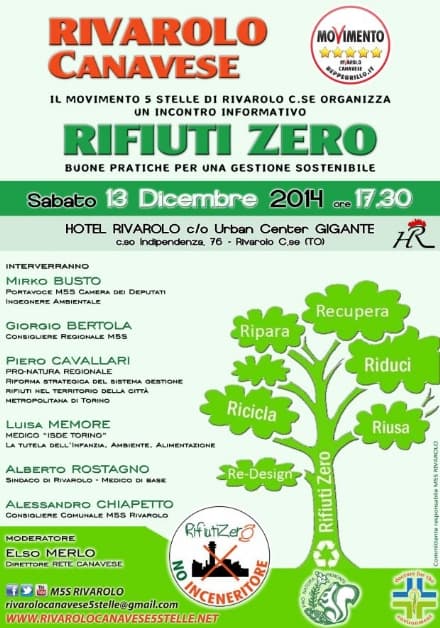 RIVAROLO - Rifiuti Zero, buone pratiche per una gestione sostenibile