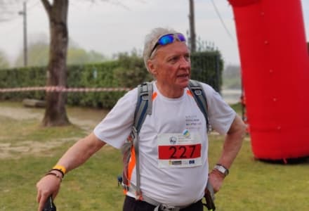 FAVRIA - Un canavesano alla maratona lungo la via Francigena nella Lomellina - FOTO