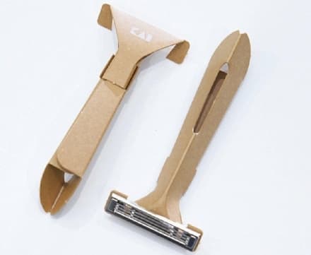 AMBIENTE – Il rasoio usa getta con metodo origami