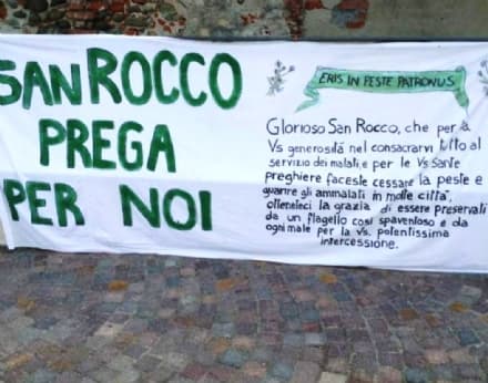 SAN FRANCESCO - I fedeli invocano la protezione di San Rocco sul paese - FOTO