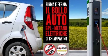 RIVAROLO - Movimento 5 Stelle al mercato contro il bollo Chiamparino