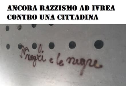 IVREA - Anpi e Consulta Stranieri contro le scritte razziste