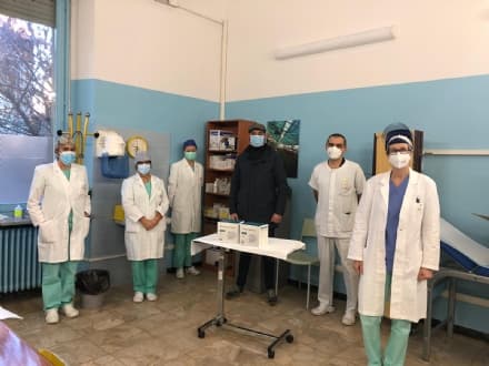 CHIVASSO - Consegnate 300 mascherine FFP2 da FdI all'ospedale