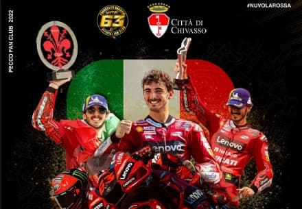 CHIVASSO - Domenica la grande festa in piazza per Pecco Bagnaia campione del mondo con la Ducati