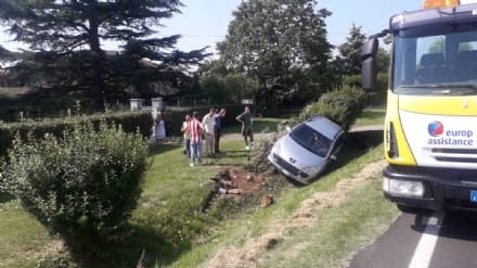 OZEGNA - Incidente stradale sulla provinciale per Castellamonte