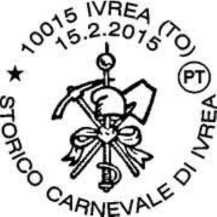 IVREA - Annullo filatelico per lo storico Carnevale
