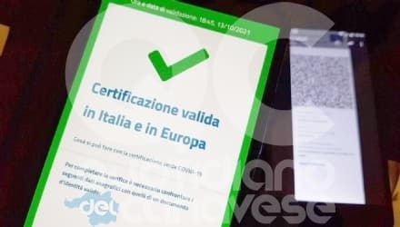 GREEN PASS - Scatta l'obbligo da venerdi: i lavoratori senza certificato verde rischiano una multa di 1500 euro